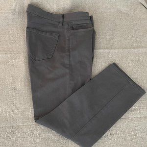 Banana Republic Men's Traveler Pants - Heather Grey Size 34x30 SLIM